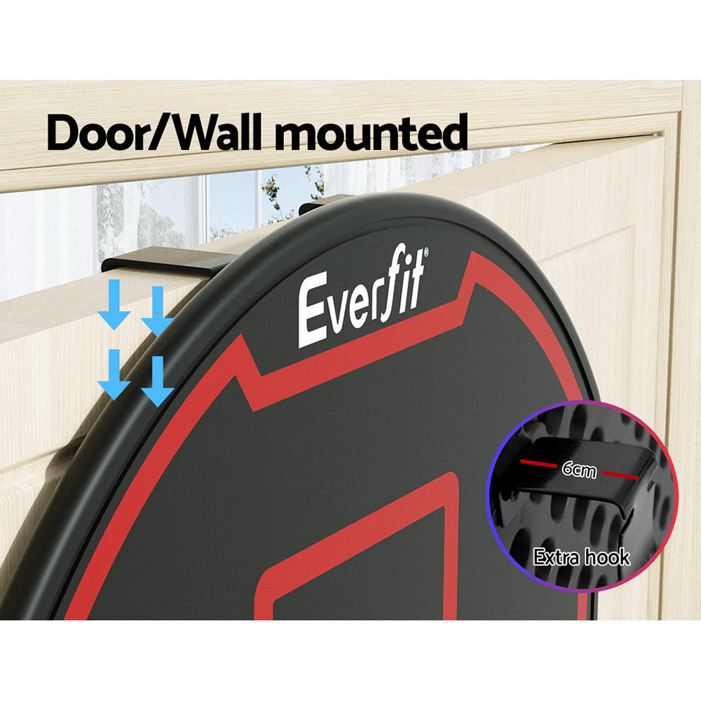 Everfit 38 Basketball Hoop Backboard Door Wall Mounted Ring Net Sports Kids"