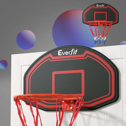 Everfit 38 Basketball Hoop Backboard Door Wall Mounted Ring Net Sports Kids"
