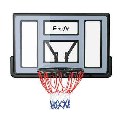 Everfit 45 Basketball Hoop Backboard Wall Mounted Ring Net Sports Pro System"